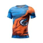 Goku Uniform Outfit Battle Damaged Workout Compression 3D T-Shirt