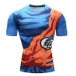 Goku Uniform Outfit Battle Damaged Workout Compression 3D T-Shirt