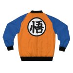 Dragon Ball Goku Mandarin Collar Orange Bomber Baseball Varsity Jacket