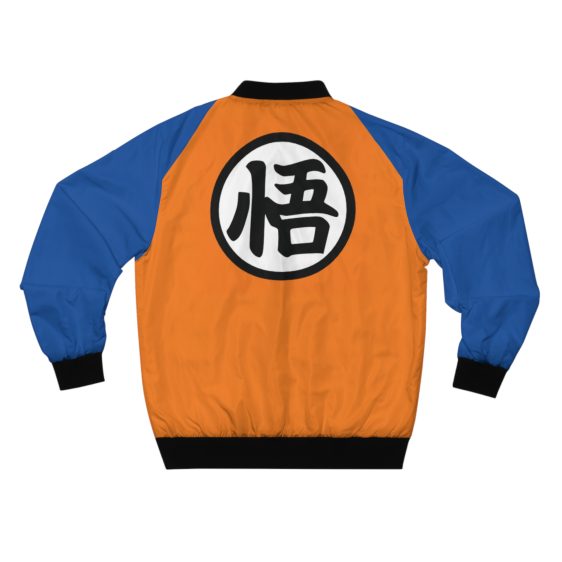 Dragon Ball Goku Mandarin Collar Orange Bomber Baseball Varsity Jacket