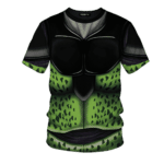 DBZ Body Armor Suit Of Bio-Android Cell Cosplay T-Shirt