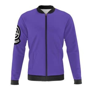 Dragon Ball Z Futuristic Capsule Inc Blue Varsity Jacket
