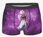 Dragon Ball Z Cute Android 21 Beautiful Men's Boxer Brief