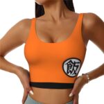 Son Gohan Kanji Costume Dragon Ball Z Awesome Sports Bra