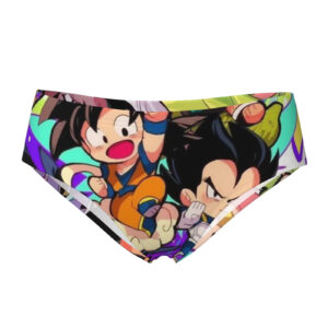 DBZ Chibi Goku Vegeta And The Saiyans Colorful Women's Brief