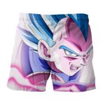 Dragon Ball Vegeta God Blue Portrait Angry 3D Print Dope Shorts