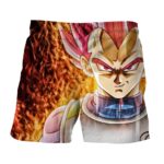 Dragon Ball Vegeta Super Saiyan Rose Portrait Cool Shorts