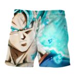 DBZ Vegito Super Saiyan God Blue Portrait Stylish Shorts
