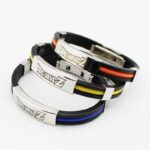 Cute Dragon Ball Z Design Three Color Titanium Bracelet