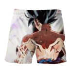 Dragon Ball Goku Damaged Battle Muscular Powerful Aura Shorts