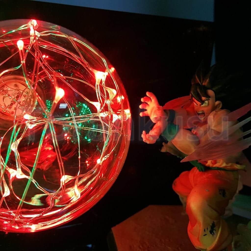 DBZ Broly Omega Blaster Green Flash Ball DIY 3D LED Light Lamp — DBZ Store