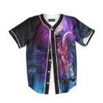 Dragon Ball Kid Buu Energy Bomb Realistic Style Baseball Jersey