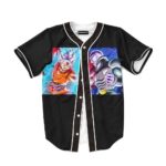 Goku SSJSS Whis Fight Assassin Hit Anime Baseball Jersey