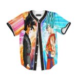 Goku SSGSS Fight Super Saiyan Rose Vibrant Baseball Jersey