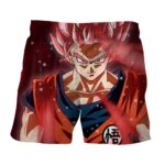Dragon Ball Son Goku Super Saiyan Rose Portrait Cool Shorts