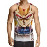 Dragon Ball Vegeta Super Saiyan Rose Portrait Cool Tank Top