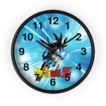 Dragon Ball Z Mad Kid Goku Flash Attack Cool Wall Clock