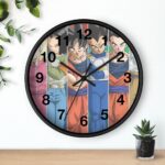 Dragon Ball Team Universe 7 Poster Art Classic Wall Clock