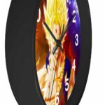 Dragon Ball Z Super Saiyan Goku Fanart Badass Wall Clock