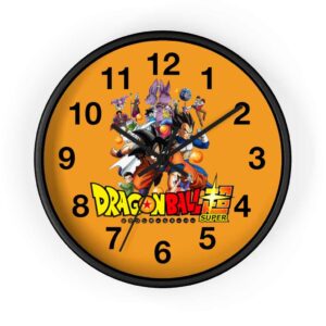 Dragon Ball Super Main Characters Poster Cool Wall Clock