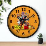 Dragon Ball Super Main Characters Poster Cool Wall Clock