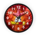 Dragon Ball Super Majin Buu Dope Fire Art Wall Clock