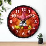 Dragon Ball Super Majin Buu Dope Fire Art Wall Clock