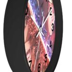 Dragon Ball Z Base Form Vegeta & Majin Vegeta Art Wall Clock