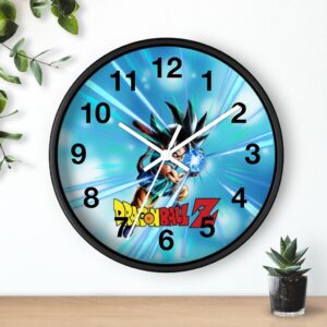Dragon Ball Z Mad Kid Goku Flash Attack Cool Wall Clock