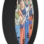 Dragon Ball Team Universe 7 Poster Art Classic Wall Clock
