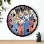 Dragon Ball Team Universe 7 Poster Art Classic Wall Clock