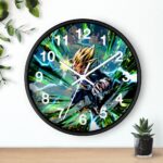 Dragon Ball Z Super Saiyan Vegeta Dokkan Art Dope Wall Clock