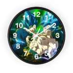 Dragon Ball Goku & Vegeta Blue Badass Pose Wall Clock