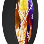 Dragon Ball Z Super Saiyan Goku Fanart Badass Wall Clock