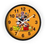 Dragon Ball Super Main Characters Poster Cool Wall Clock