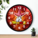 Dragon Ball Super Majin Buu Dope Fire Art Wall Clock