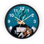 Dragon Ball Z Goku Blue Modern Aesthetic Style Cool Wall Clock