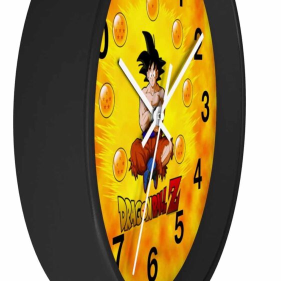 Dragon Ball Z Son Goku Ripped Clothes Fire Art Cool Wall Clock - Image 6