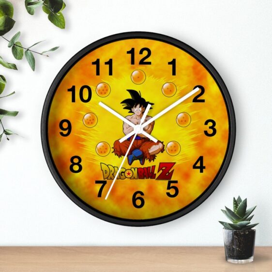 Dragon Ball Z Son Goku Ripped Clothes Fire Art Cool Wall Clock - Image 5