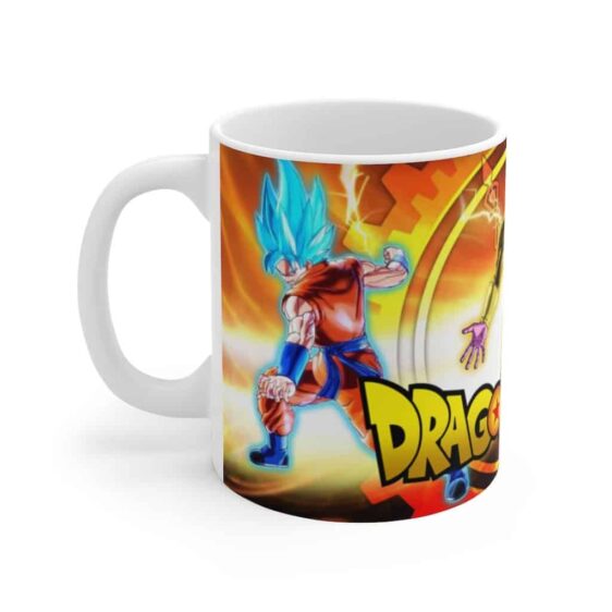 Mug, super saiyans contre golden freezer, manga dragon ball super