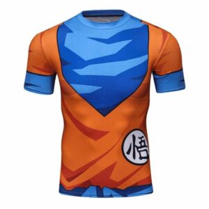 King Kai Training Go Symbol Goku Namek Uniform 3D Gym T-Shirt
