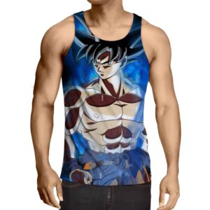 Dragon Ball Son Goku Battle Muscular Portrait Cool Tank Top