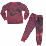 Dragon Ball Z Shenron Eternal Dragon Maroon Pajamas Set