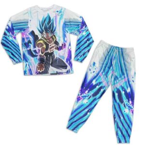 Dragon Ball Z Gogeta Blue All Fired Up Aura Pajamas Set