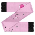 Adorable Fat Majin Buu Funny Face Design Wool Scarf