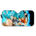 Amazing Son Goku And Vegeta SSGSS Form Car Sun Shade