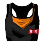 Android 17 Cosplay Detailed Dragon Ball Z Cool Sports Bra