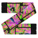 Android 17 MIR Ranger Multicolor Art DBZ Wool Scarf