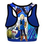 Android 18 Anime and Manga Dragon Ball Z Cool Sports Bra