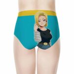 Android 18 Dragon Ball Z Powerful Women's High-Waist Brief